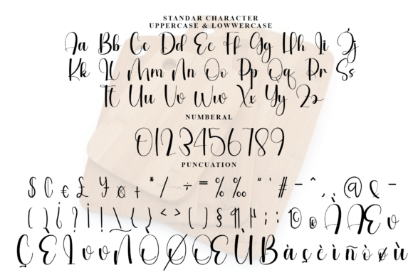 Cutting Board Font - Preview 5