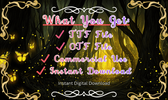 Enchanted Script Font - Preview 5
