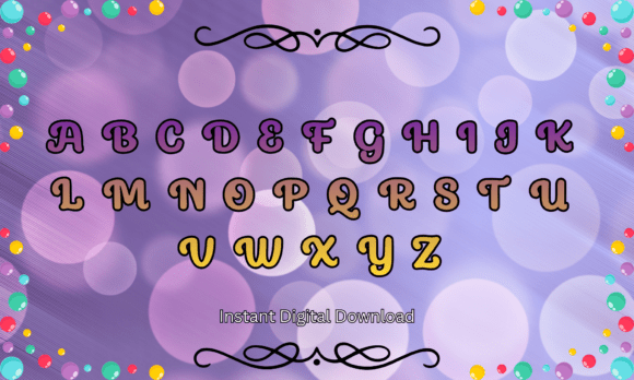 Fancy Bubble Font - Preview 1