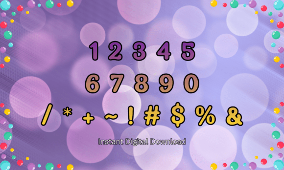 Fancy Bubble Font - Preview 3