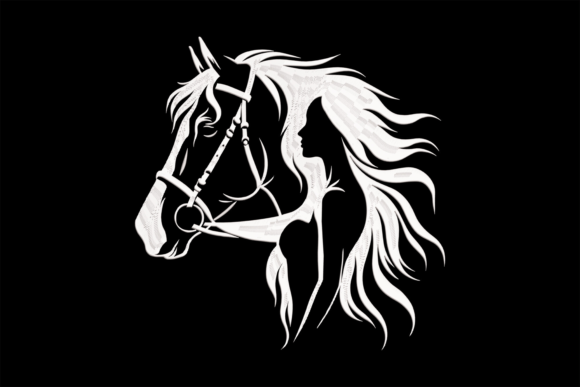 Girl and Horse