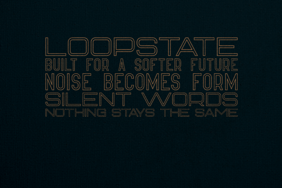 Hippo Outline Font PNG with transparent background - Preview 3