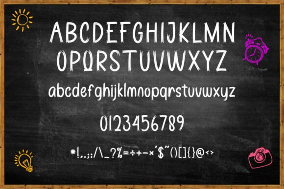 Jittery Font font preview - 1