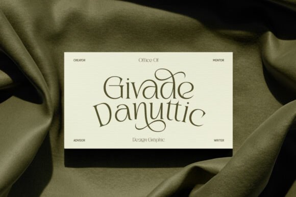 Kaviera Font PNG with transparent background - Preview 2