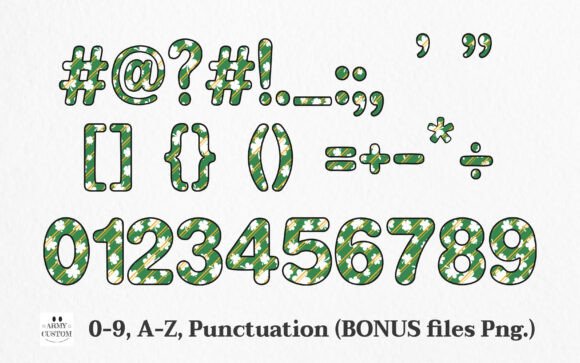 Lucky Luckiest Bundle Font PNG with transparent background - Preview 3