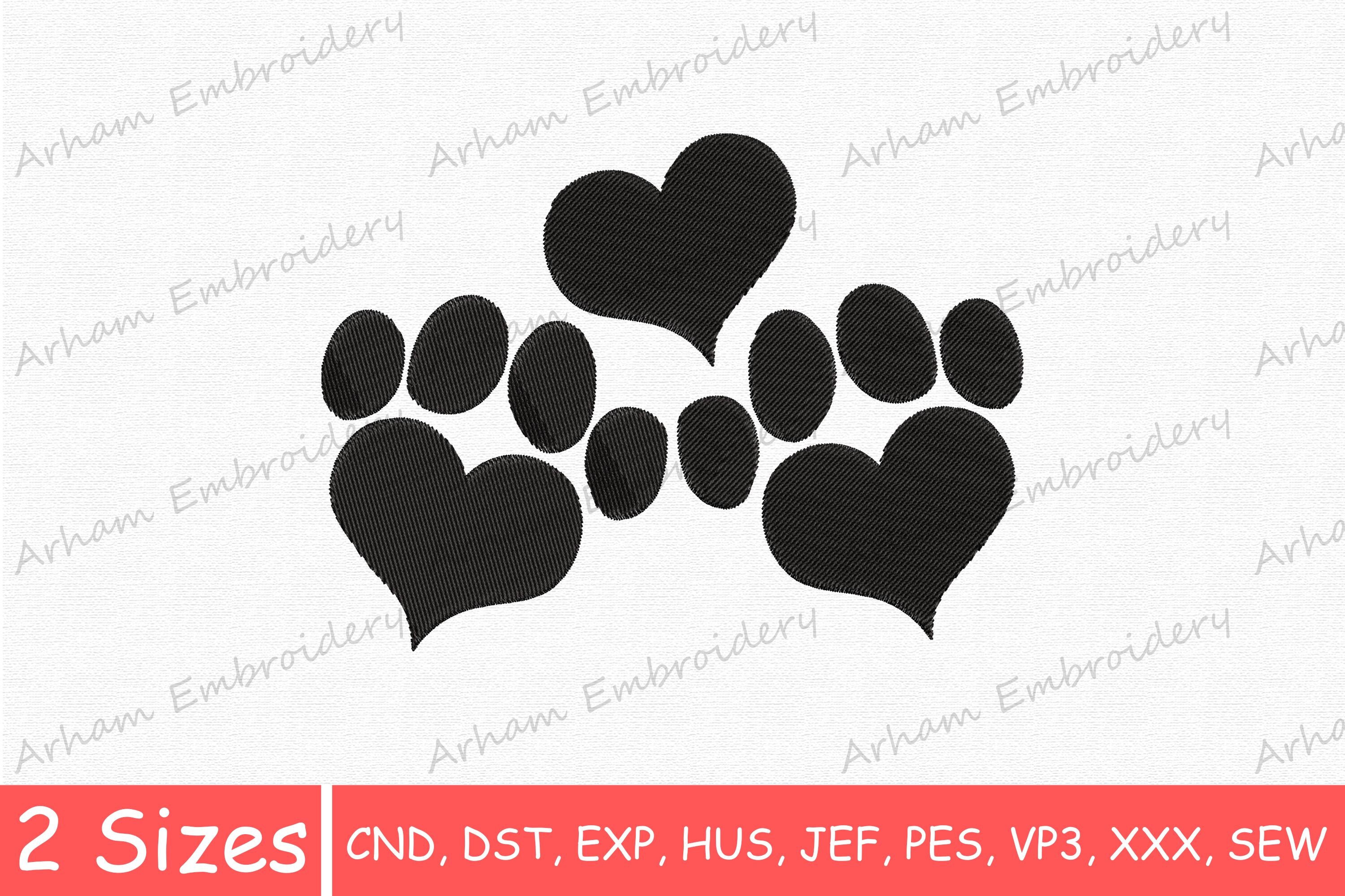 Pet Paw Hearts