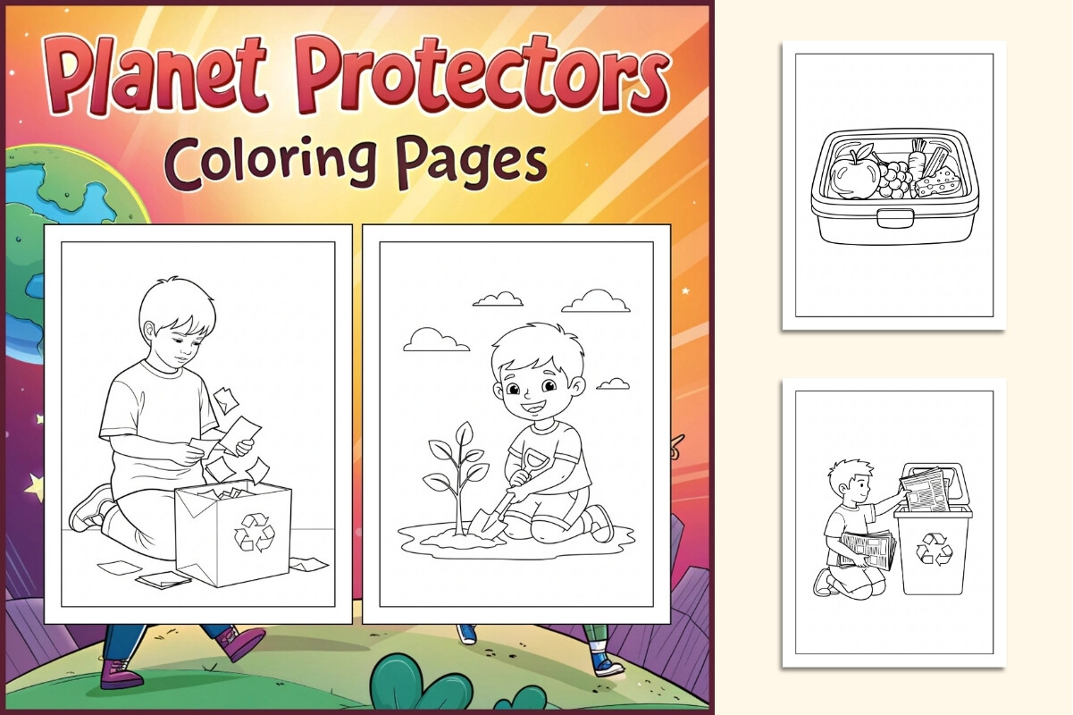 Planet Protectors Coloring Pages