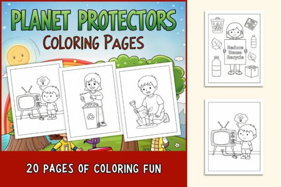 Planet Protectors Coloring Pages