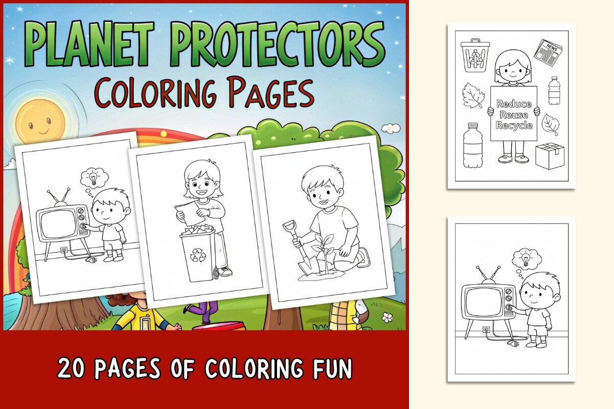 Planet Protectors Coloring Pages