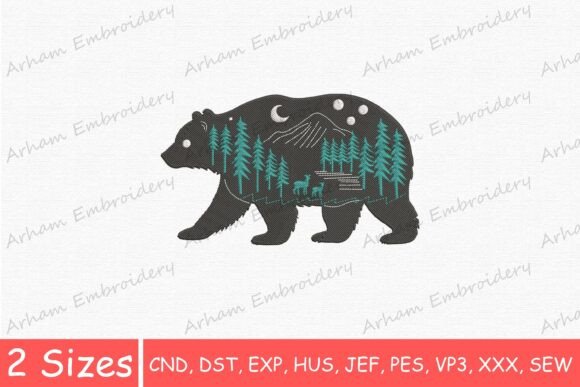 Wildlife Bear Forest Landscape