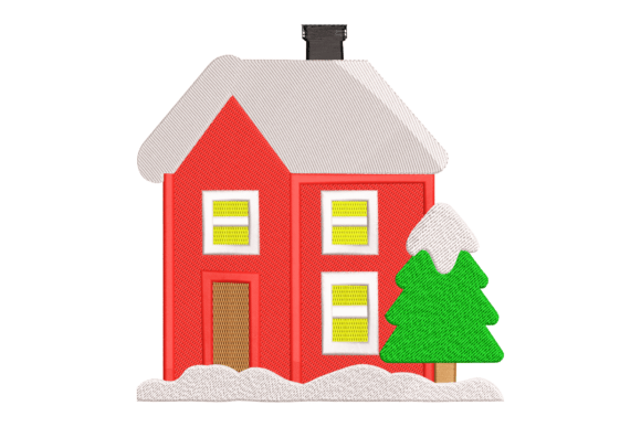 Winter Snowy House
