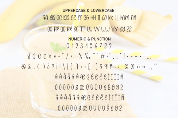 Banana Juice Font - Preview 6