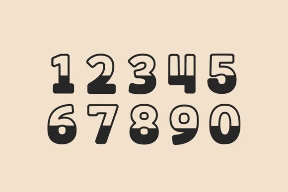 Black Retro Font - Preview 4