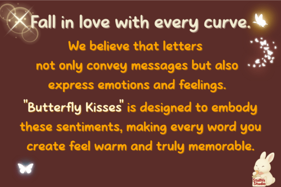 Butterfly Kisses Font - Preview 2