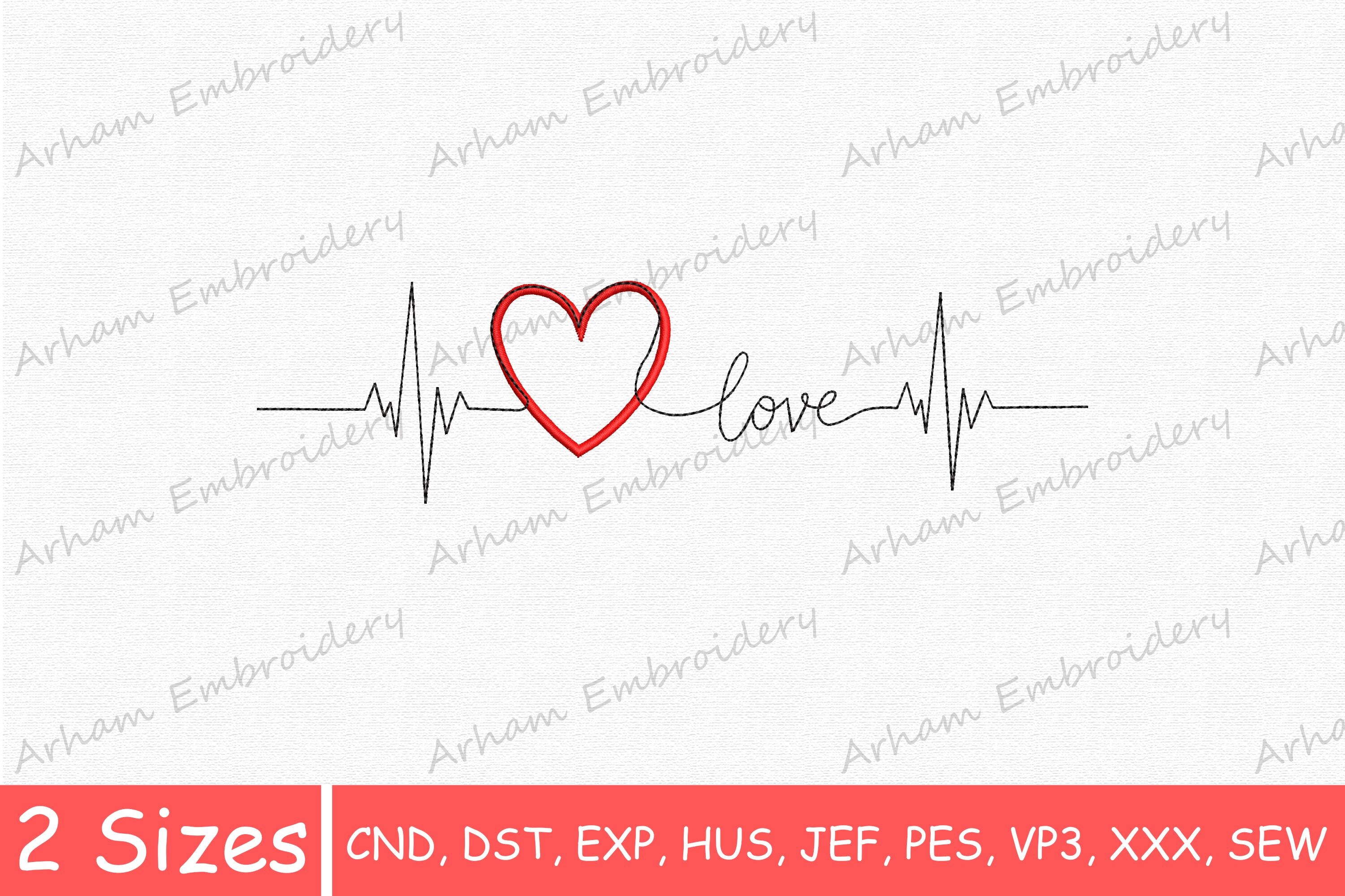 Cardiac Heart Line Love