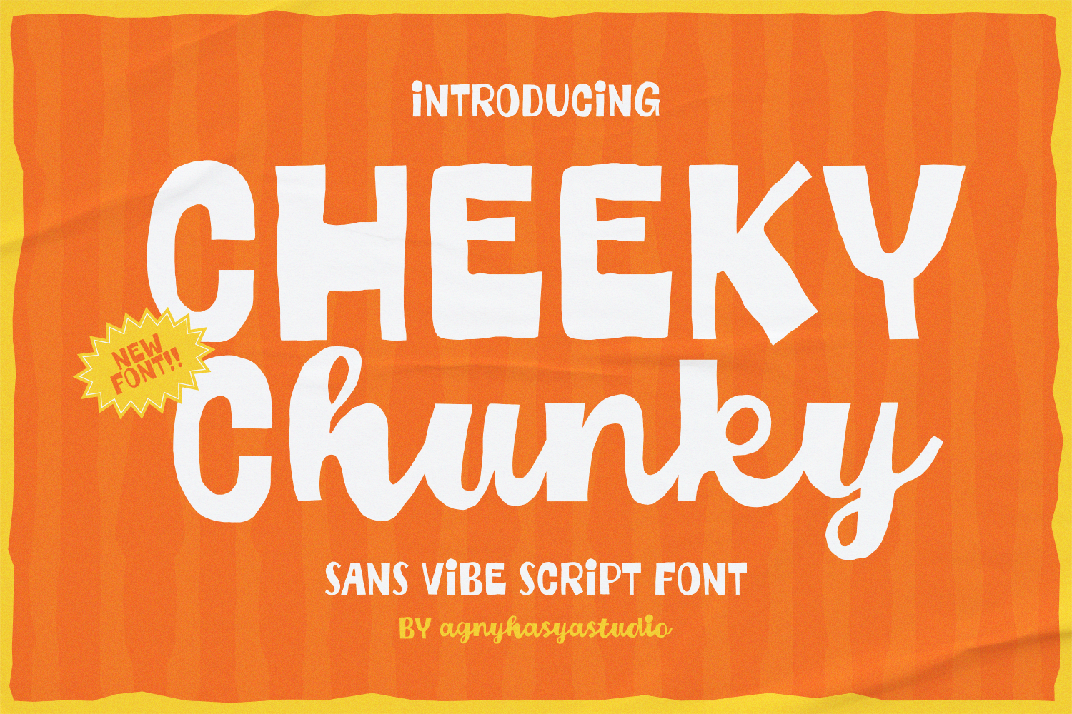 Cheeky Chunky preview playful chunky