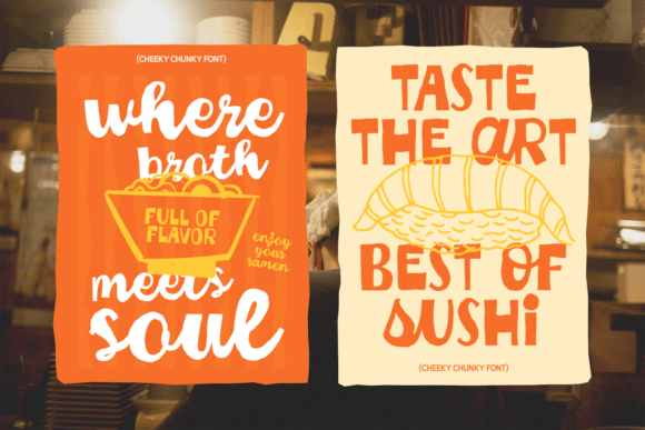 Cheeky Chunky Font - Preview 1