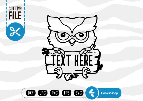 Cute Woodland Split Svg Owl Svg Graphics