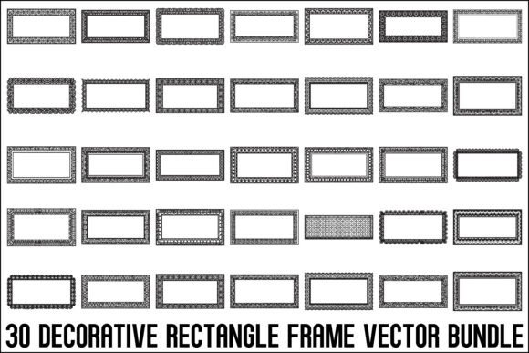 Decorative Rectangle Frame Bundle