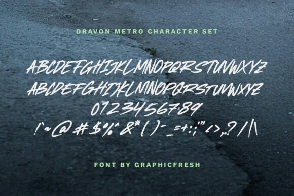 Dravon Metro Font - Preview 4