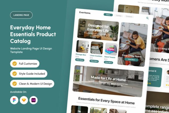 EverHome Home Essentials Catalog Landing