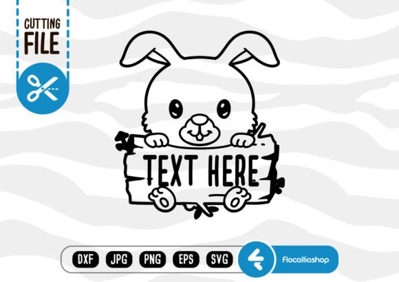 Forest Animal Split Svg Rabbit Svg Graphics