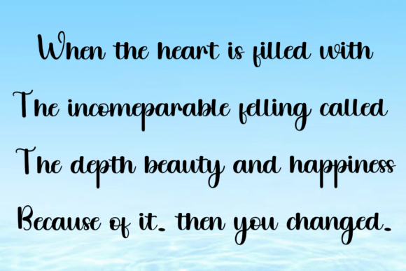 Happy Yesterday Font - Preview 4
