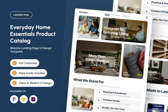 Homero Living Essentials Product Landing