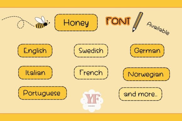 Honeyline Font - Preview 2