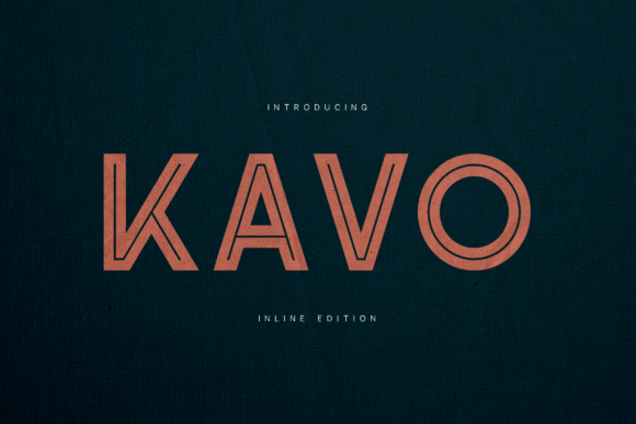 Kavo Inline Sans Serif Font By vladfedotovv