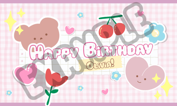 Kawaii Bubble Font Font PNG with transparent background - Preview 5