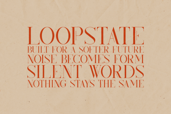 Kindel Display Edition Font PNG with transparent background - Preview 3