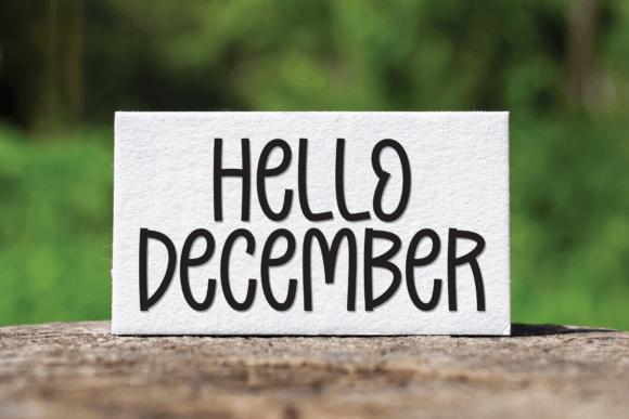 Lemonade Christmas Font PNG with transparent background - Preview 4