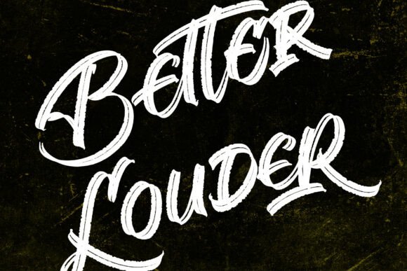 Letterpunk Font PNG with transparent background - Preview 2