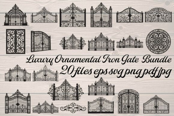Luxury Ornamental Iron Gate Bundle
