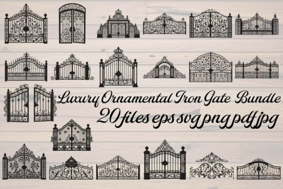 Luxury Ornamental Iron Gate Bundle