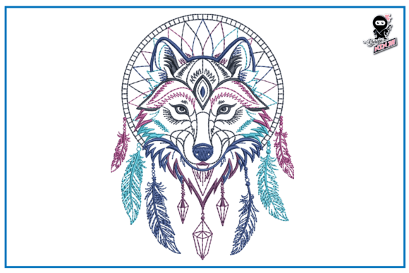 Mandala Wolf