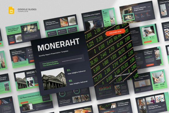 Monthly Report Google Slides Template