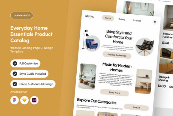 NESTRA - Aesthetic Home Product Catalog