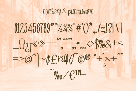 Qaloura Valencia Font PNG with transparent background - Preview 3