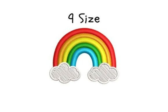 Rainbow Embroidery Design