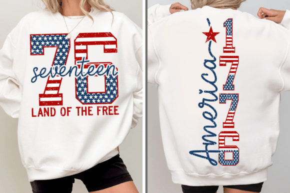 Retro 4th of July Svg, 1776 America Svg Graphic T-shirt Designs By TeeSVGs