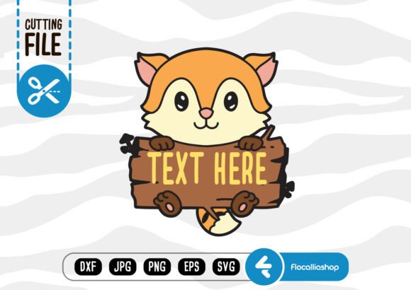 Woodland Name Frame Svg Fox Svg Graphics