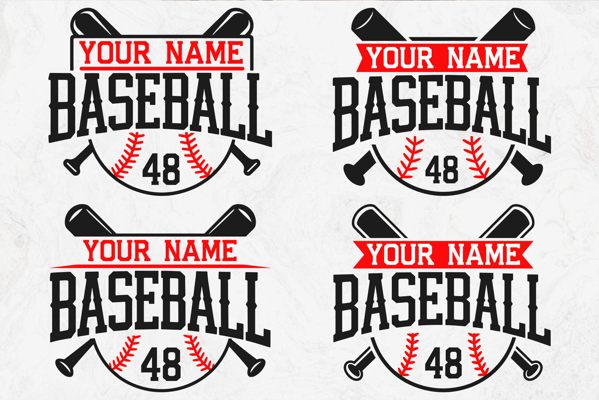 Baseball Team Template Svg, Baseball Svg