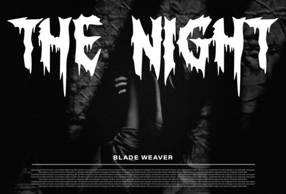 Blade Weaver Font - Preview 4