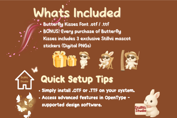 Butterfly Kisses Font - Preview 3