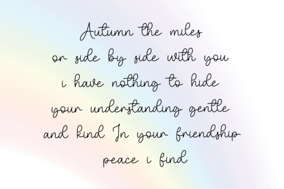 Calligraphy Font - Preview 2