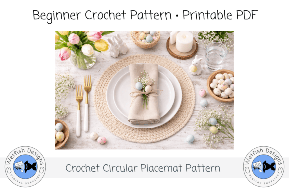 Crochet Circular Placemat Pattern