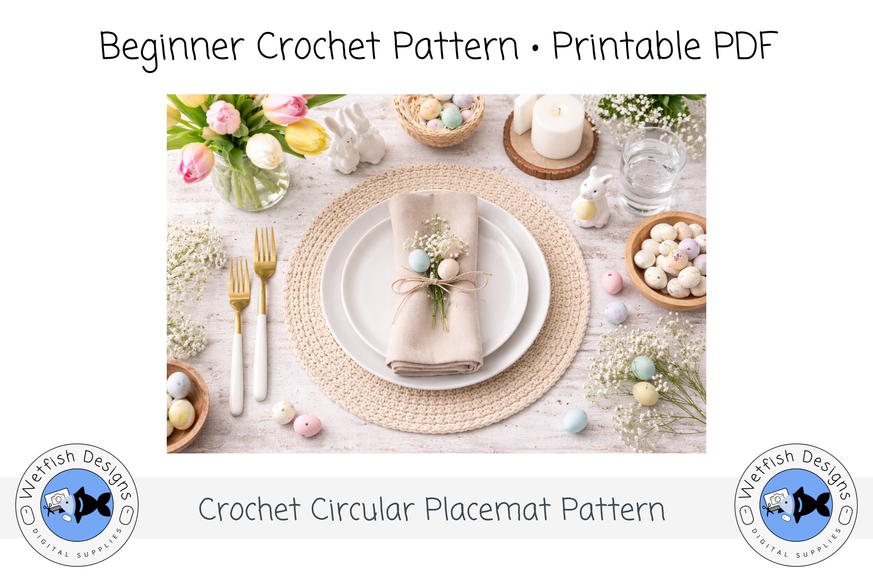 Crochet Circular Placemat Pattern