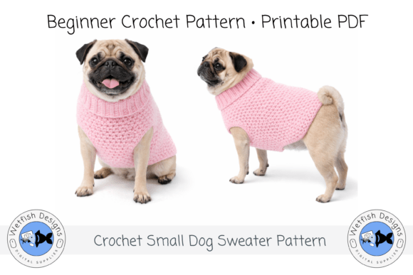 Crochet Small Dog Sweater Pattern
